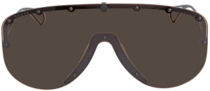 Kính Gucci Brown Shield 'Black' GG0667S-003-99