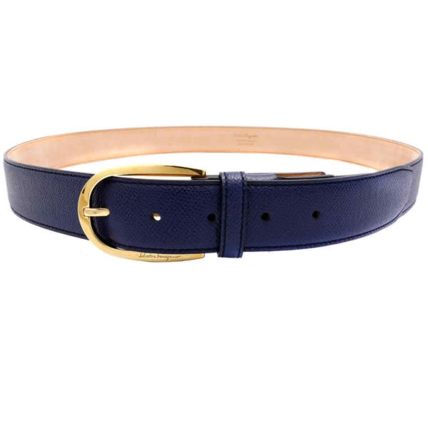 Thắt Lưng Salvatore Ferragamo Adjustable 'Blue' 679841-686830 - Ảnh 2