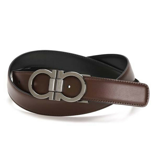 Thắt Lưng Salvatore Ferragamo Gancini 'Brown' 678648-444078 - Ảnh 2