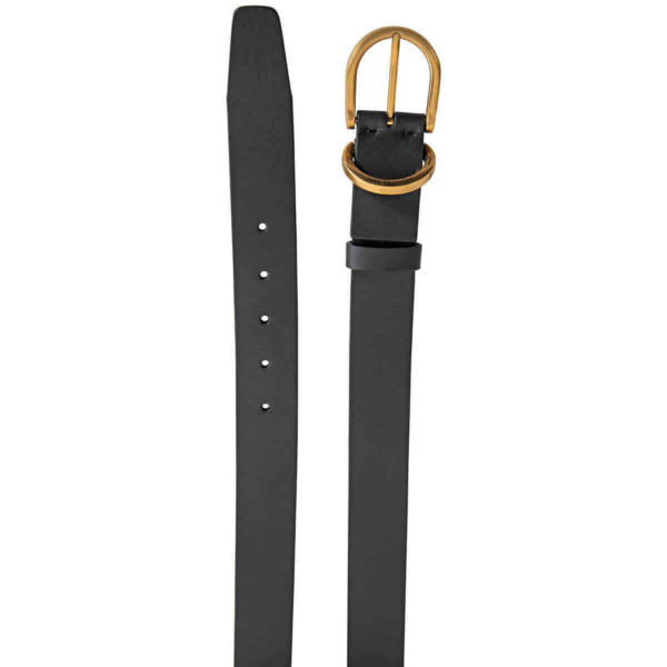 Thắt Lưng Montblanc Classic Leather 'Black' 118457 - Ảnh 2
