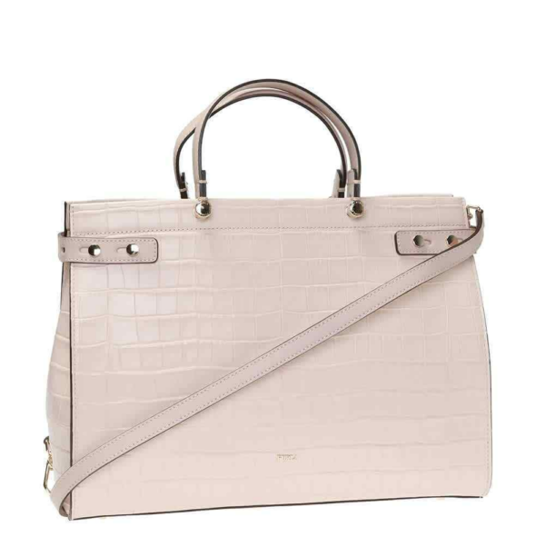 Túi Furla Lady M Crocodile Tote 'Dalia F' 1033864 - Ảnh 2