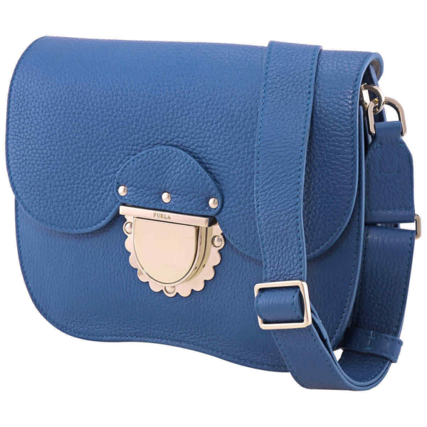 Túi Furla Ladies Ducale Blue Leather Crossbody 'Blue' 941448 - Ảnh 4