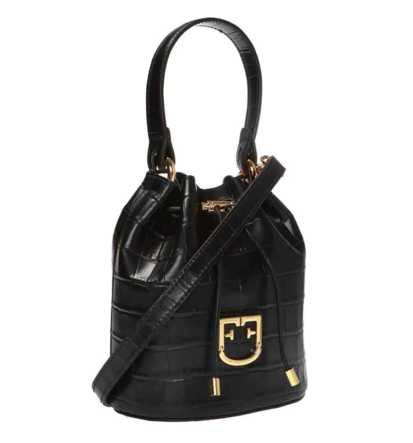 Túi Furla Corona Mini Drawstring 'Black' BYB0-1033913 - Ảnh 3