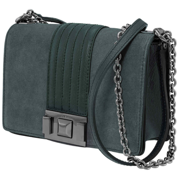Túi Furla Mimi Mini Suede And Leather 'Black' BYX8-1033427 - Ảnh 4