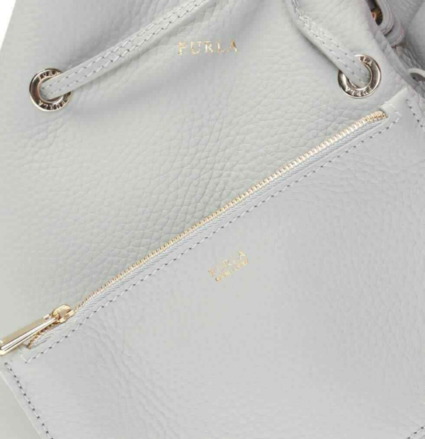 Túi Furla Stacy S Drawstring Bucket Bag 'Blue' 992771 - Ảnh 2
