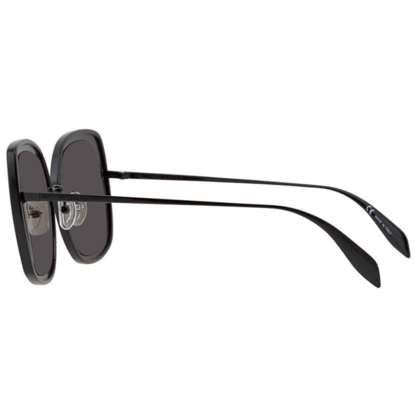 Kính Alexander McQueen Grey Square 'Black' AM0151S-001-57 - Ảnh 3