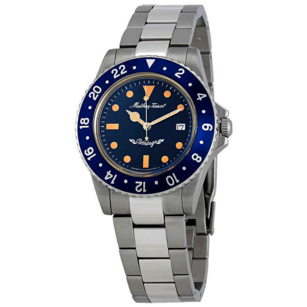 Đồng Hồ Mathey Tissot Mathey Vintage Quartz 'Blue' H900ABU