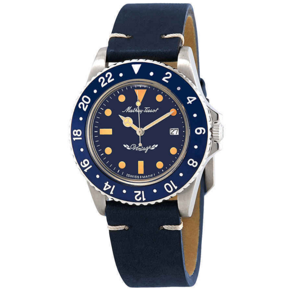 Đồng Hồ Mathey Tissot Mathey Vintage Quartz 'Blue' H900ALBU