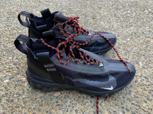 Giày Nike React Runner Mid Wr ISPA Black AT3143-001 - Ảnh 5