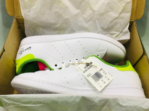 Giay Adidas The Muppets x Stan Smith 'Kermit the Frog Pink Tongue' GZ3098