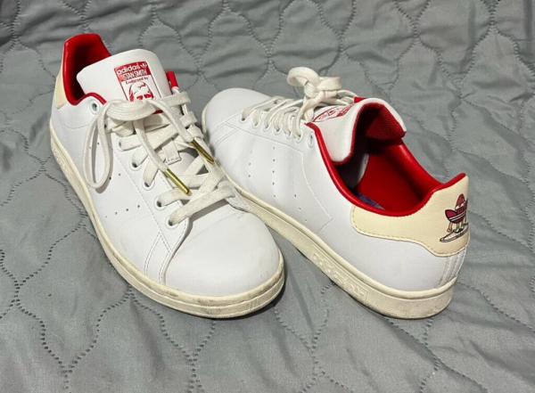 Giày Adidas Stan Smith Christmas 'Cloud White' GY1911 - Ảnh 3