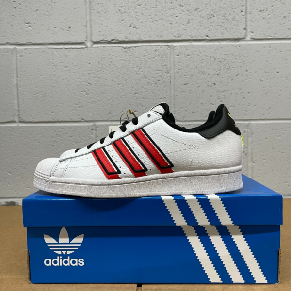 Giày Adidas Superstar 'White And Red' GX6026 - Ảnh 4