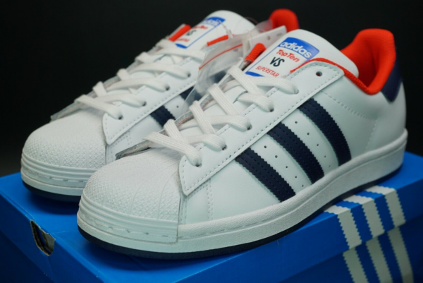 Giày Adidas Superstar 'Navy Red' FV8270 - Ảnh 6