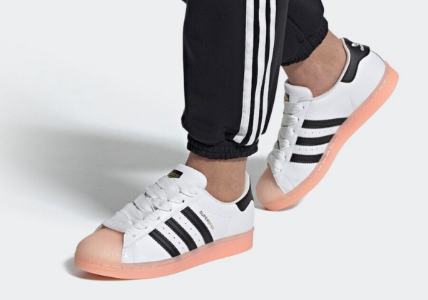 Giày Adidas Wmns Superstar 'Rubber Shelltoe Coral' FW3553 - Ảnh 5