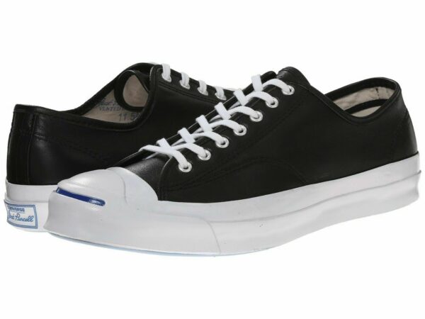 Giày Converse Jack Purcell Signature Ox Leather 'Black' 149910C - Ảnh 2