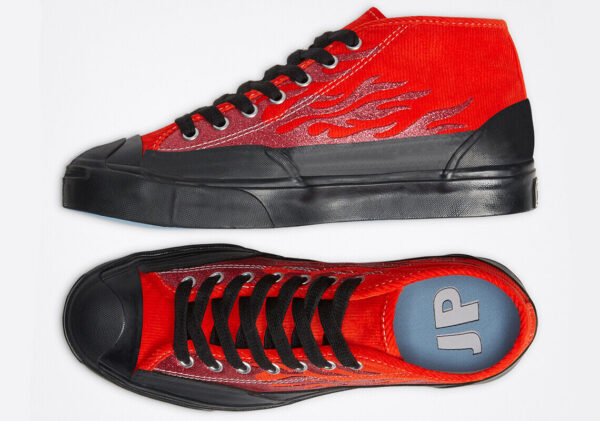 Giày Converse ASAP Nast x Jack Purcell Mid 'Red Flames' 167378C - Ảnh 6