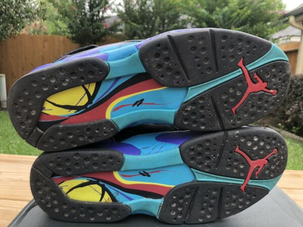 Giày Nike Air Jordan 8 Retro 'Aqua' 2007 305381-041 - Ảnh 4