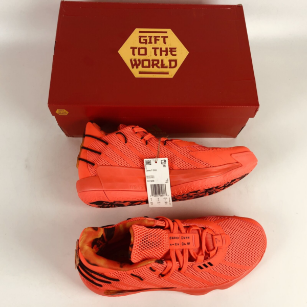 Giày Adidas Dame 7 'Fire Inside' FX7439 - Ảnh 3