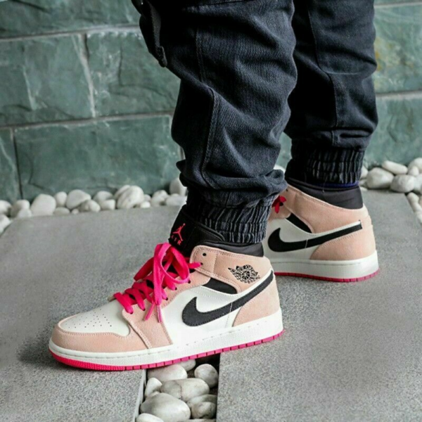 Giày Nike Air Jordan 1 Mid SE 'Crimson Tint' 852542-801 - Ảnh 2
