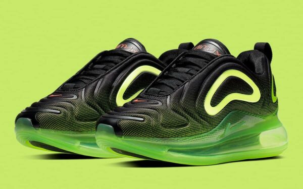 Giày Nike Air Max 720 GS 'Black Volt' AQ3196-005 - Ảnh 7