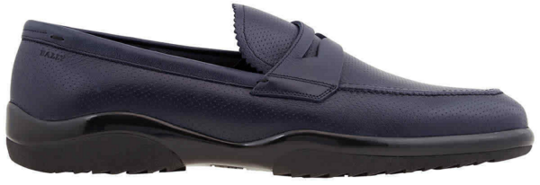 Giày Bally Micson Leather Penny Loafers 'Ink' 6220909
