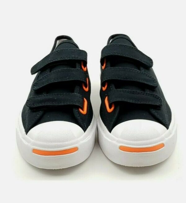 Giày Converse Jack Purcell 3V 'Black Orange' 168136C - Ảnh 4