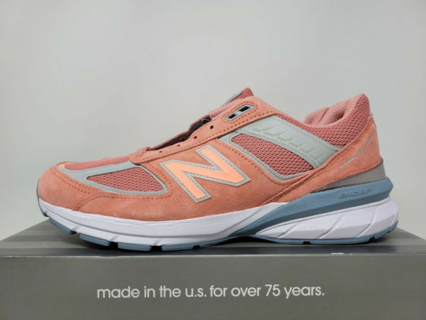 Giày New Balance 990v5 Made In USA 'Sunrise Rose' M990SR5 - Ảnh 6