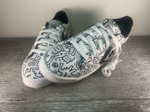 Giay Converse Pro Leather Low x Keith Haring 'Egret' 171857C