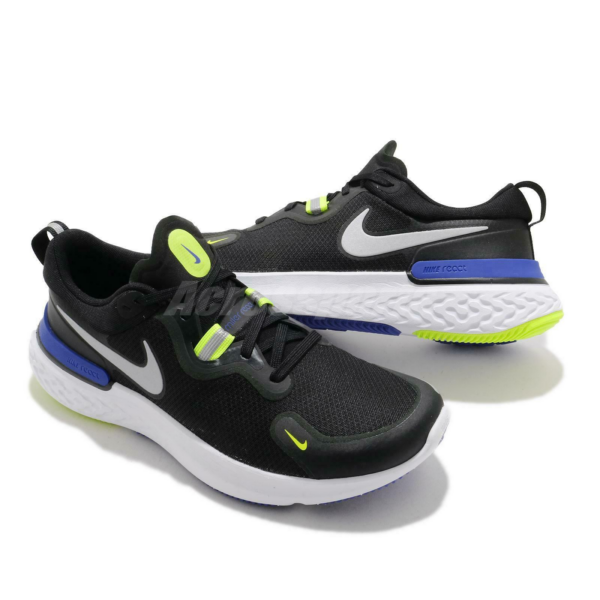 Giày Nike React Miler 'Black Cyber Blue' CW1777-011 - Ảnh 4