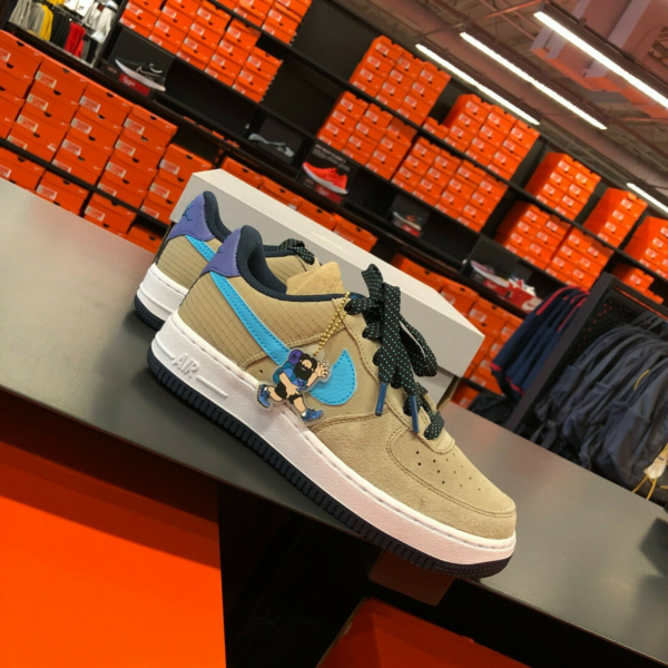 Giày Nike Air Force 1 LV8 2 GS 'Khaki' CN5710-201 - Ảnh 3