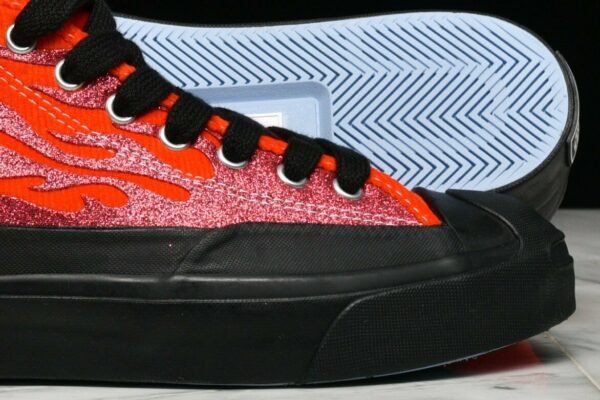 Giày Converse ASAP Nast x Jack Purcell Mid 'Red Flames' 167378C - Ảnh 4
