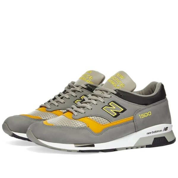 Giày New Balance 1500 Made in England 'Grey Yellow' M1500GGY - Ảnh 2
