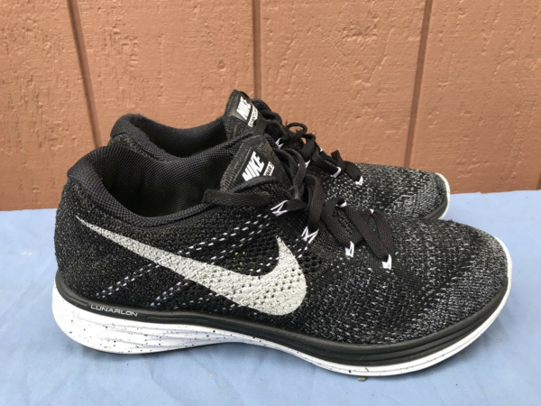 Giày Nike Wmns Flyknit Lunar 3 'Oreo' 698182-001 - Ảnh 4