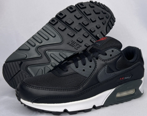 Giày Nike Air Max 90 'Black University Red' DH4095-001 - Ảnh 3