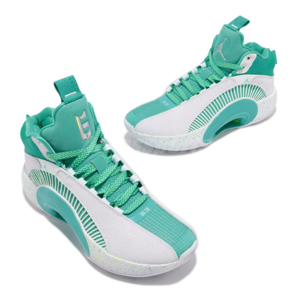 Giày Nike Guo Ailun x Air Jordan 35 GS 'Jade' DJ3009-100 - Ảnh 2