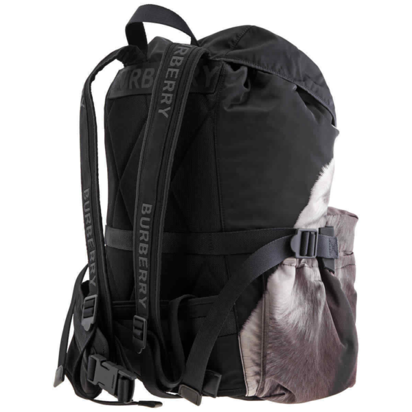 Balo Burberry Wilfin Ape Print Backpack 'Black' 8011325 - Ảnh 4