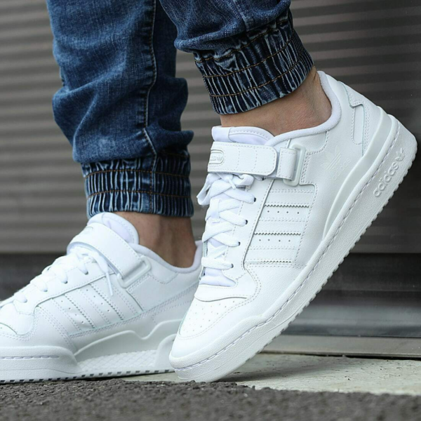 Giày Adidas Forum Low 'Triple White' FY7755 - Ảnh 5
