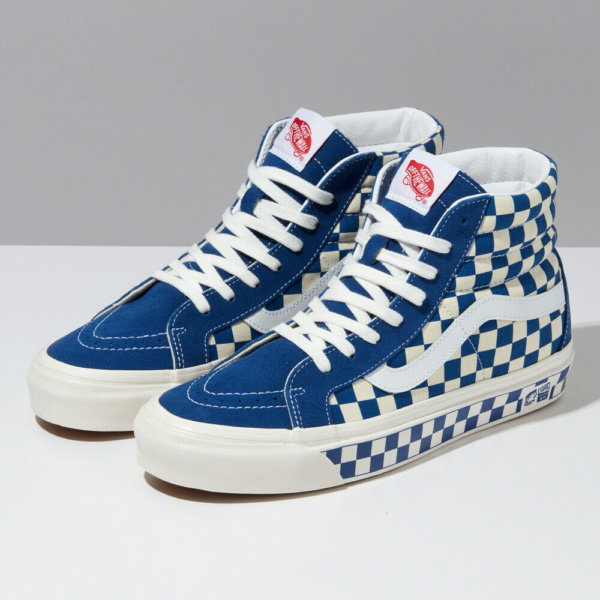 Giày Vans Anaheim Checker Combo SK8-Hi Skate 'Blue' VN0A38GF2U8 - Ảnh 2