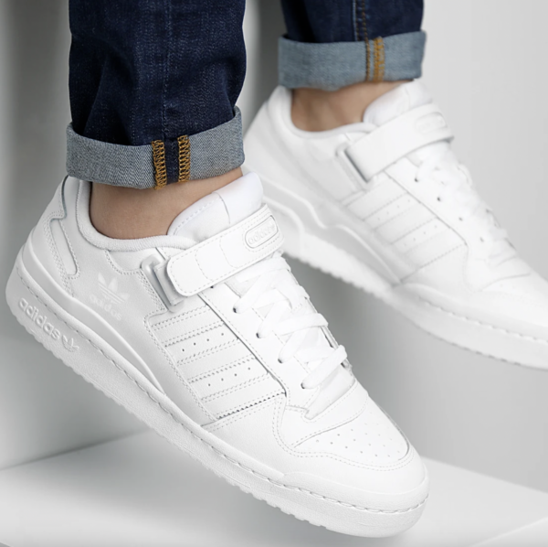 Giày Adidas Forum Low 'Triple White' FY7755 - Ảnh 6