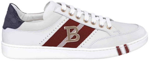 Giày Bally Wilsy Leather Low-top 'White' 6231624