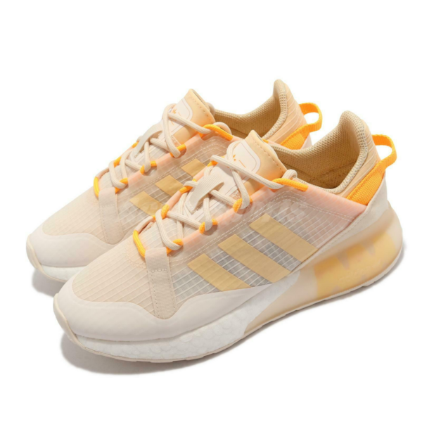 Giày Adidas Wmns ZX 2K Boost Pure 'Wonder White Orange Tint' GZ7875 - Ảnh 5