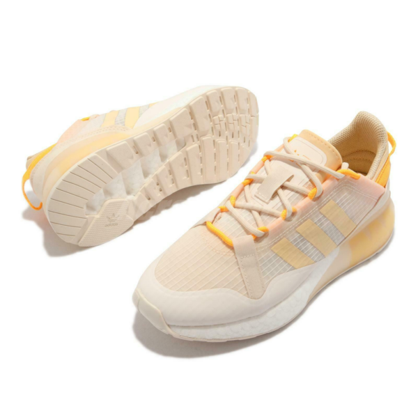 Giày Adidas Wmns ZX 2K Boost Pure 'Wonder White Orange Tint' GZ7875 - Ảnh 3