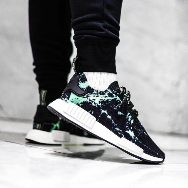 Giày Adidas NMD R1 PK "Green Marble" BB7996 - Ảnh 2