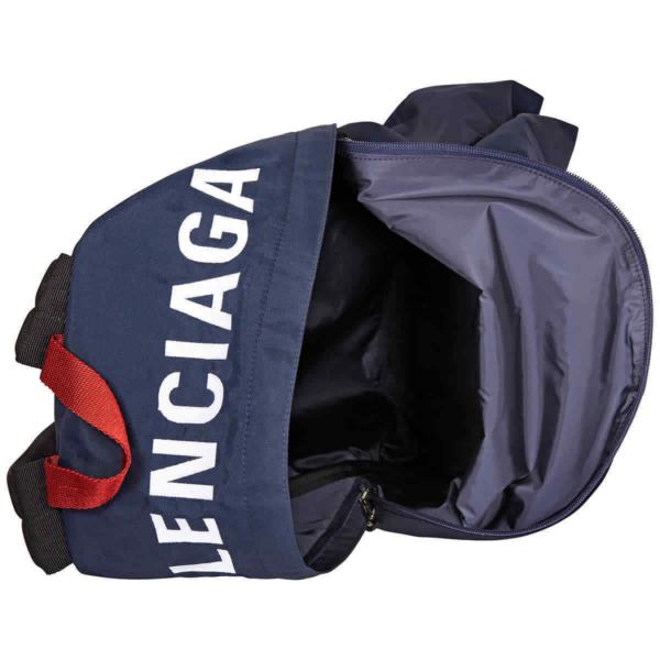 Balo Balenciaga Wheel Logo Embroidered 'Navy' 507460-HPG1X-4370 - Ảnh 3