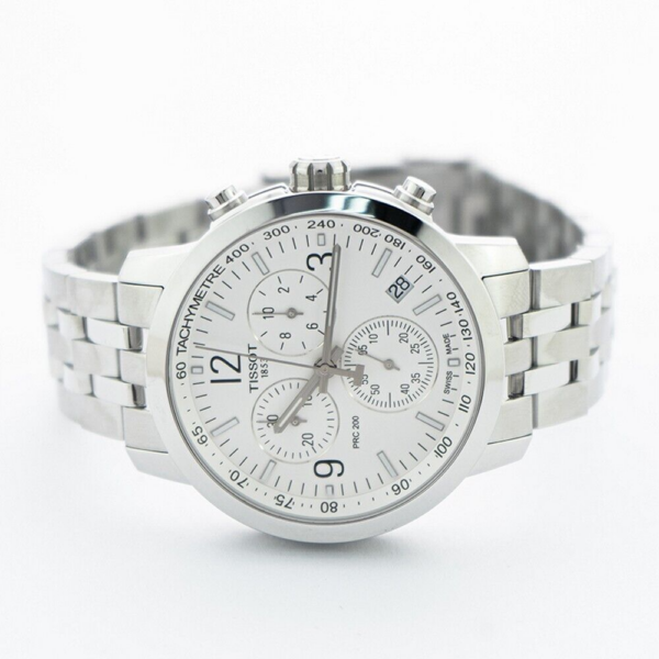 Đồng Hồ Tissot PRC 200 Chronograph Quartz 'Silver' T114-417-11-037-00 - Ảnh 3