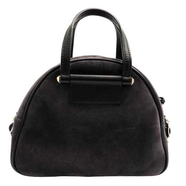 Túi Jimmy Choo Bowling Varenne Suede 'Black' 192-VRN-BWLNG-S-SDV - Ảnh 4