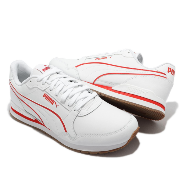 Giày Puma ST Runner V3 Bold 'White High Risk Red' 388128-02 - Ảnh 3