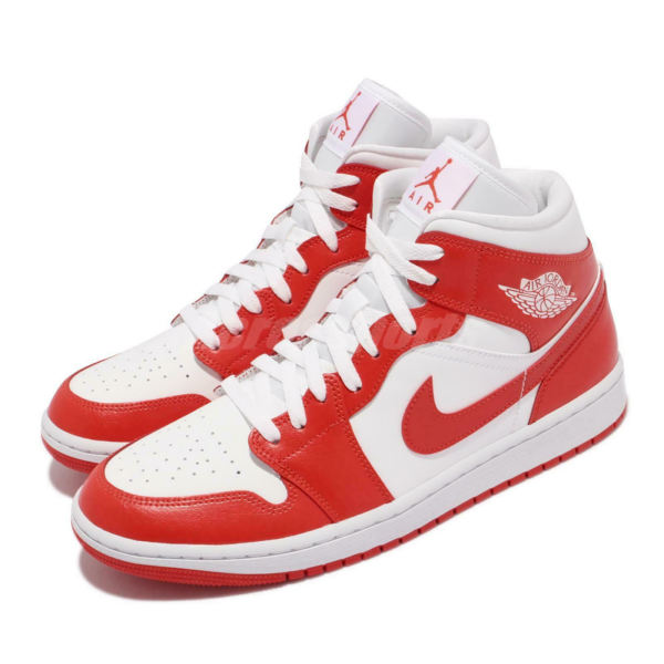 Giày Nike Air Jordan 1 Mid Wmns 'Habanero Red' BQ6472-116 - Ảnh 6