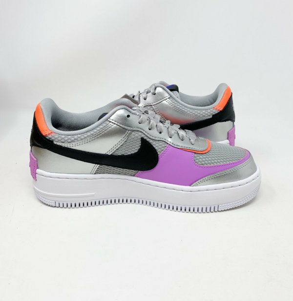 Giày Nike Wmns Air Force 1 Shadow 'Metallic Silver' CW6030-001 - Ảnh 2