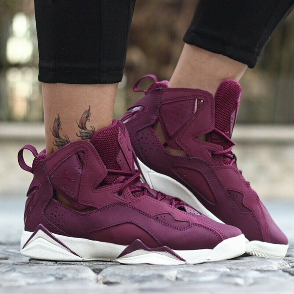 Giày Nike Jordan True Flight 'Burgundy' 342964-625 - Ảnh 2